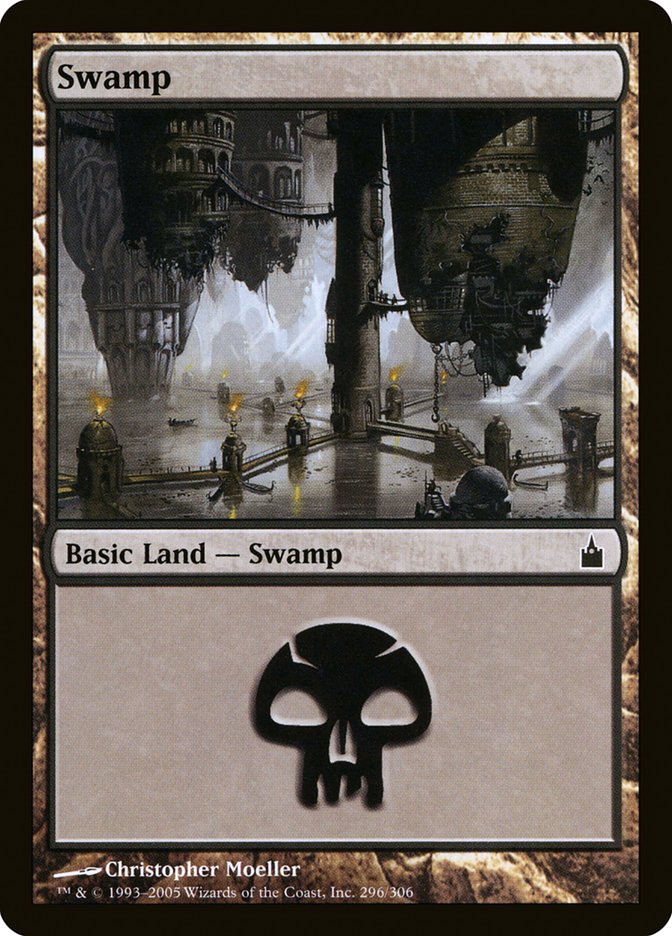 Swamp (296) [Ravnica: City of Guilds] | Gauntlet Hobbies - Angola