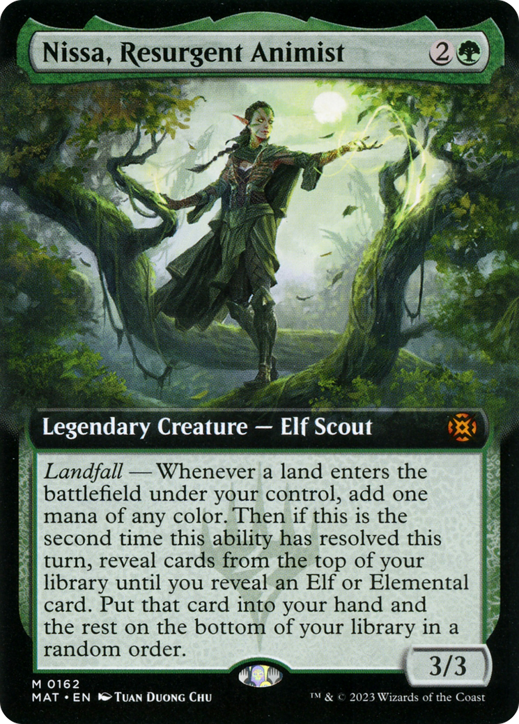 Nissa, Resurgent Animist (Extended Art) [March of the Machine: The Aftermath] | Gauntlet Hobbies - Angola