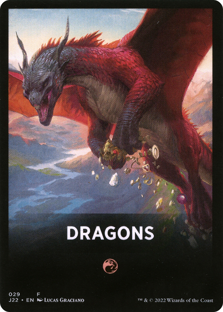 Dragons Theme Card [Jumpstart 2022 Front Cards] | Gauntlet Hobbies - Angola