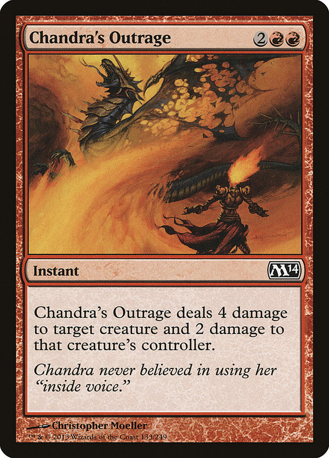 Chandra's Outrage [Magic 2014] | Gauntlet Hobbies - Angola