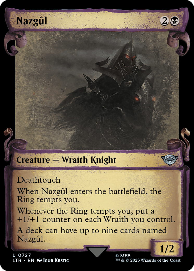 Nazgul (0727) [The Lord of the Rings: Tales of Middle-Earth Showcase Scrolls] | Gauntlet Hobbies - Angola