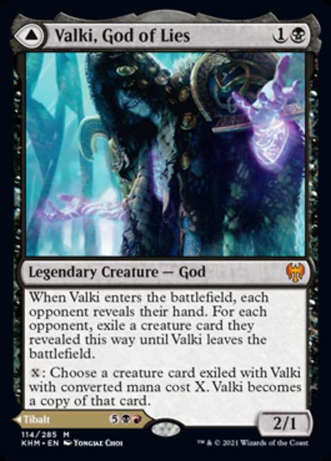 Valki, God of Lies // Tibalt, Cosmic Impostor [Kaldheim] | Gauntlet Hobbies - Angola