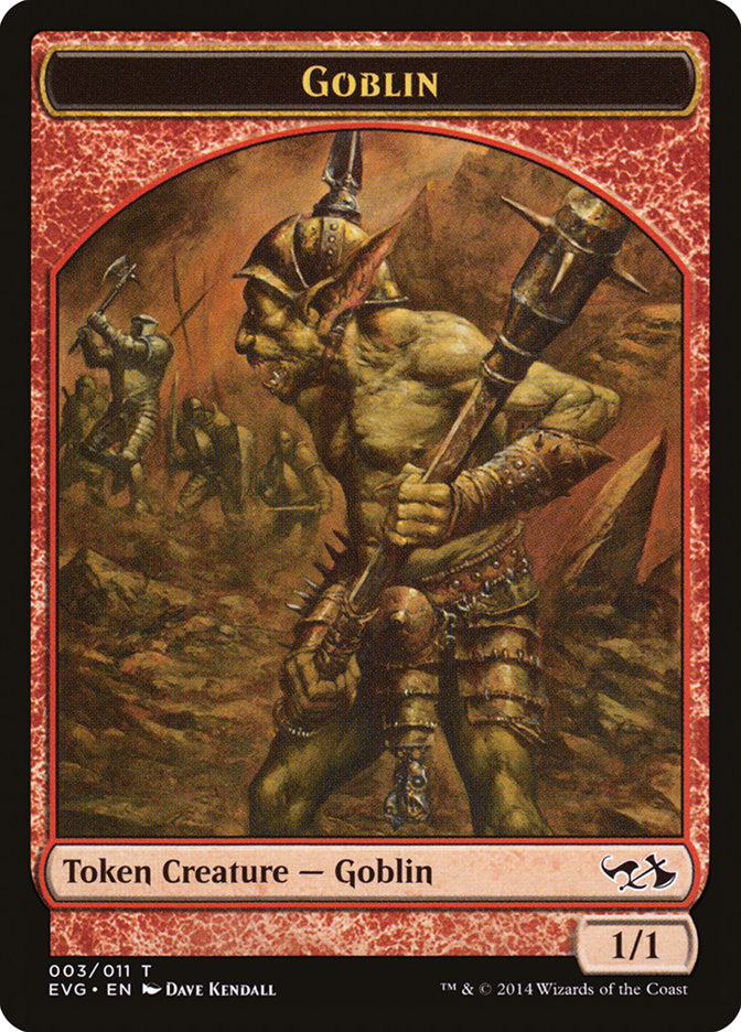 Goblin Token (Elves vs. Goblins) [Duel Decks Anthology Tokens] | Gauntlet Hobbies - Angola