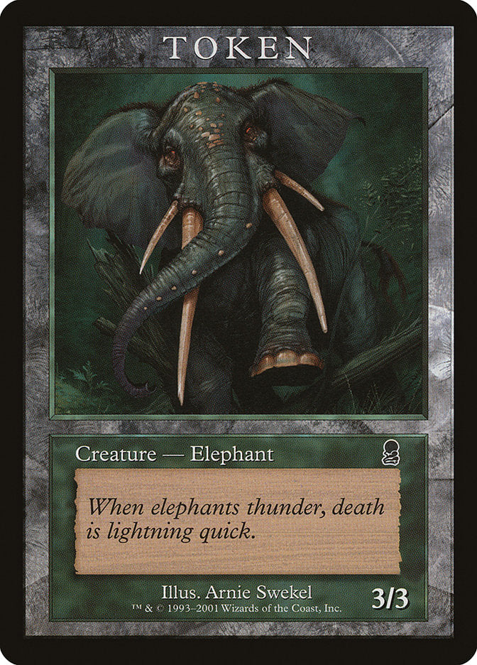 Elephant Token [Magic Player Rewards 2002] | Gauntlet Hobbies - Angola