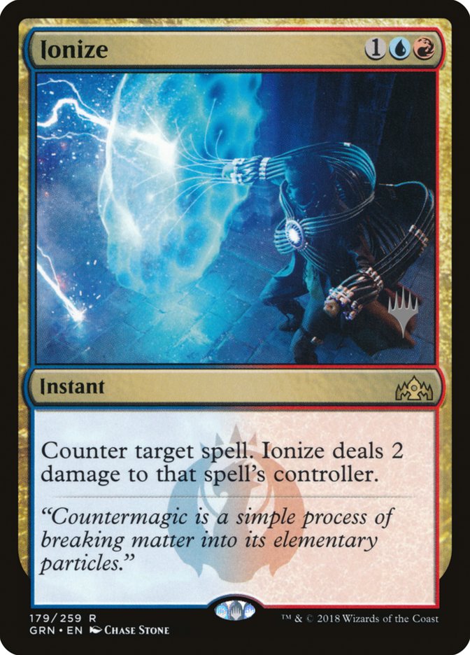 Ionize (Promo Pack) [Guilds of Ravnica Promos] | Gauntlet Hobbies - Angola