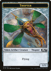 Knight // Thopter Double-sided Token (Game Night) [Core Set 2019 Tokens] | Gauntlet Hobbies - Angola