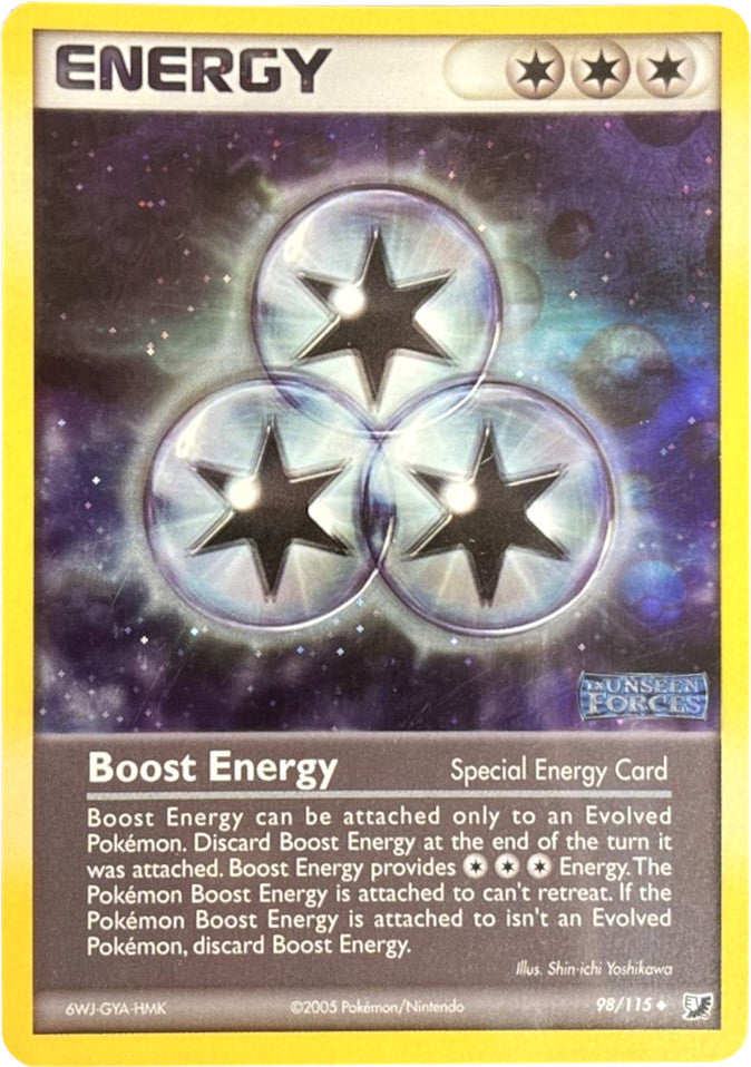 Boost Energy (98/115) (Stamped) [EX: Unseen Forces] | Gauntlet Hobbies - Angola