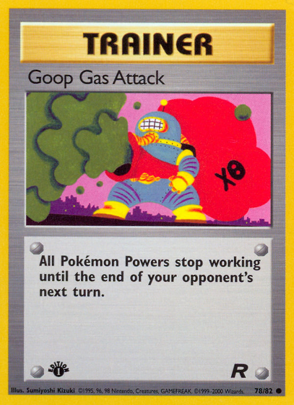 Goop Gas Attack (78/82) [Team Rocket 1st Edition] | Gauntlet Hobbies - Angola
