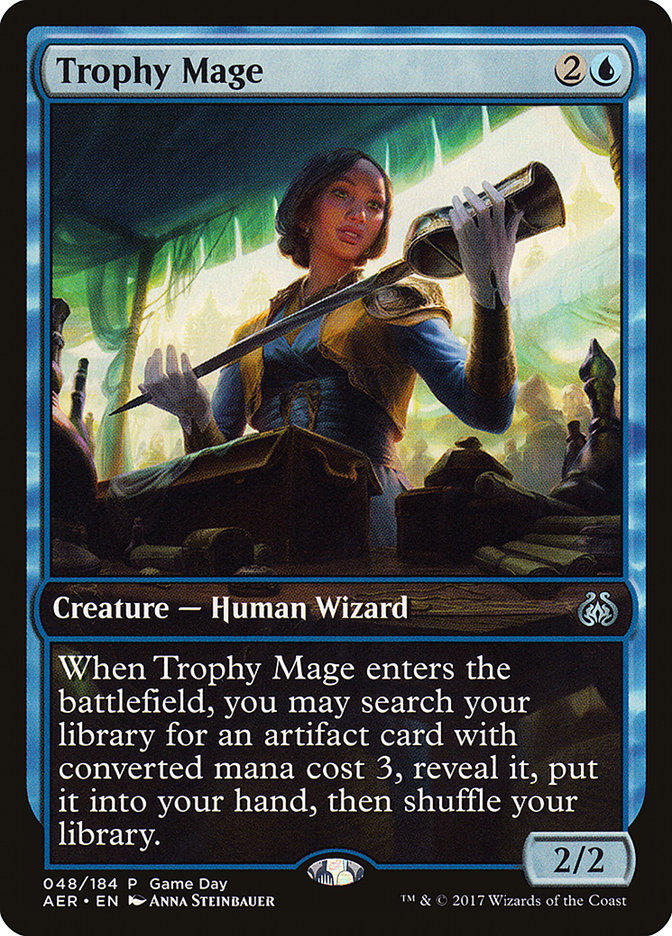 Trophy Mage (Game Day) [Aether Revolt Promos] | Gauntlet Hobbies - Angola