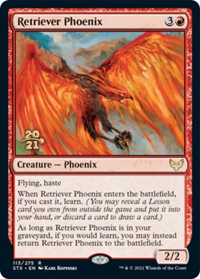 Retriever Phoenix [Strixhaven: School of Mages Prerelease Promos] | Gauntlet Hobbies - Angola