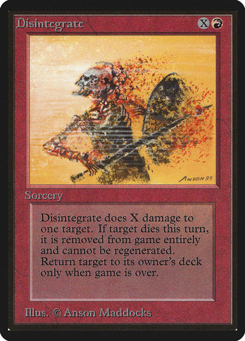 Disintegrate [Limited Edition Beta]