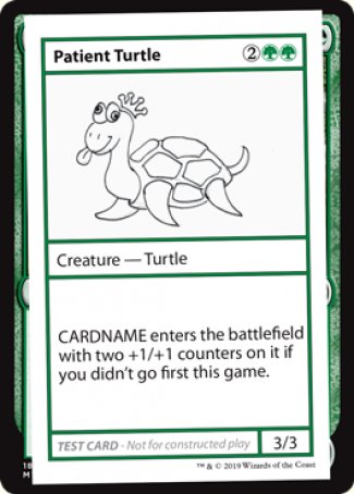 Patient Turtle (2021 Edition) [Mystery Booster Playtest Cards] | Gauntlet Hobbies - Angola