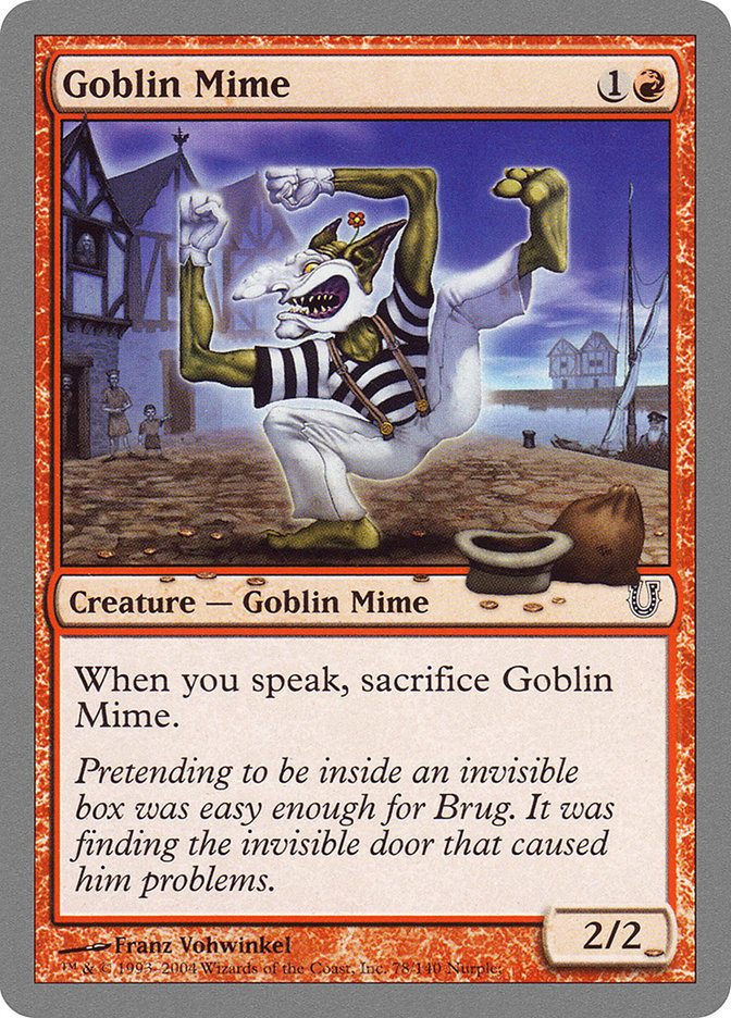Goblin Mime [Unhinged] | Gauntlet Hobbies - Angola
