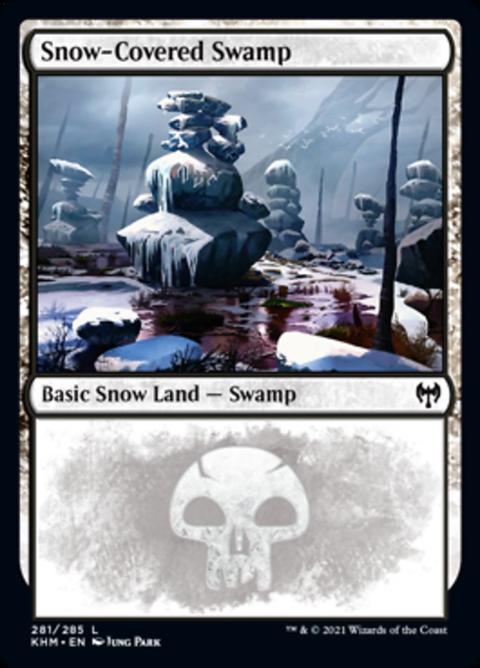 Snow-Covered Swamp (281) [Kaldheim] | Gauntlet Hobbies - Angola