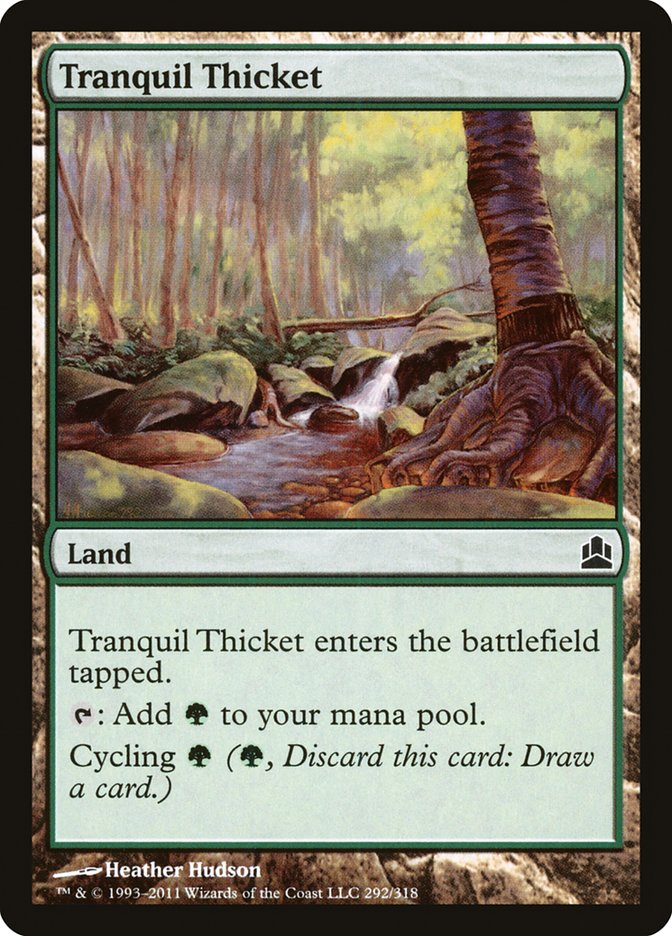 Tranquil Thicket [Commander 2011] | Gauntlet Hobbies - Angola