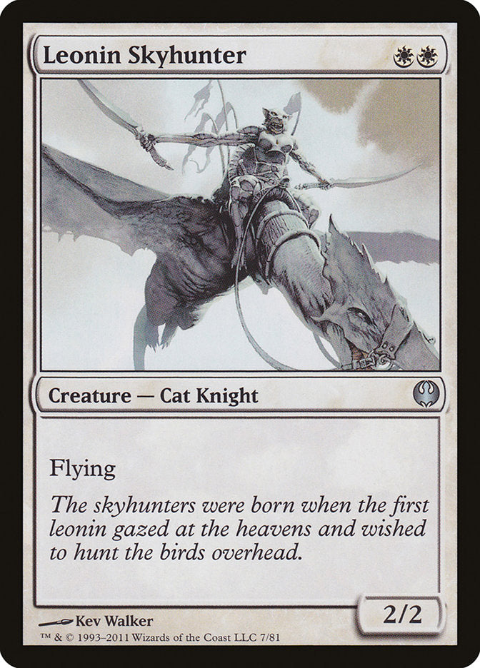 Leonin Skyhunter [Duel Decks: Knights vs. Dragons] | Gauntlet Hobbies - Angola