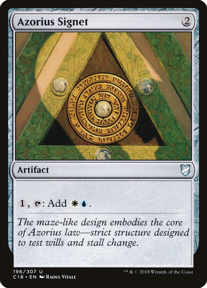 Azorius Signet [Commander 2018]