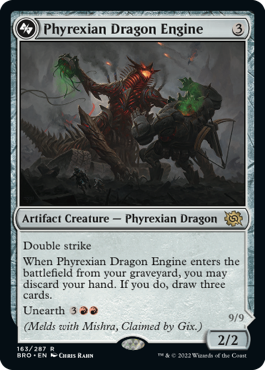 Phyrexian Dragon Engine [The Brothers' War] | Gauntlet Hobbies - Angola