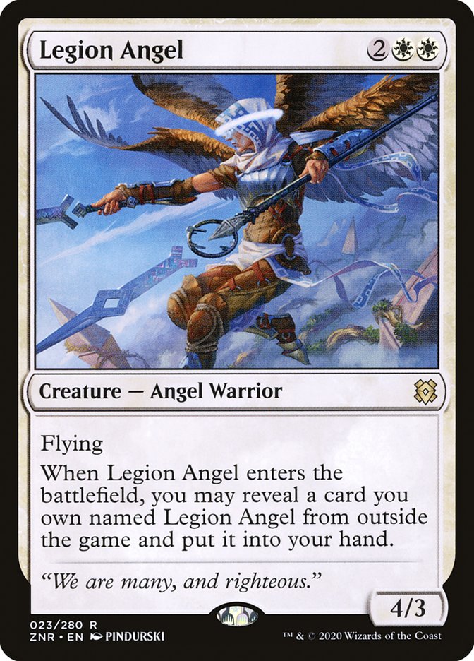 Legion Angel [Zendikar Rising] | Gauntlet Hobbies - Angola