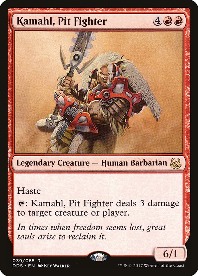 Kamahl, Pit Fighter [Duel Decks: Mind vs. Might] | Gauntlet Hobbies - Angola