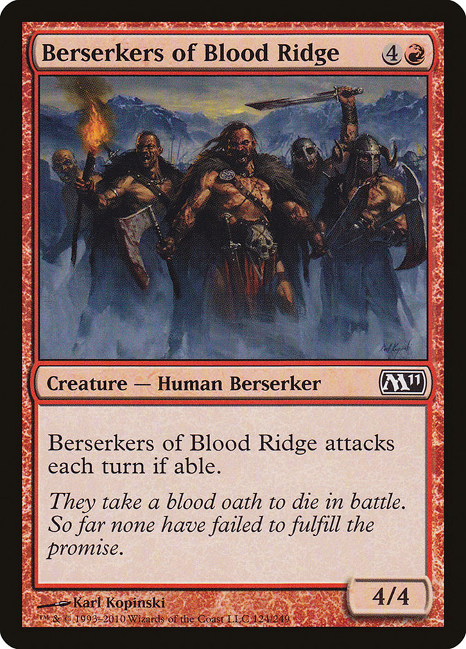 Berserkers of Blood Ridge [Magic 2011] | Gauntlet Hobbies - Angola