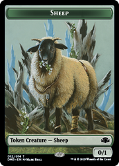 Elephant // Sheep Double-Sided Token [Dominaria Remastered Tokens] | Gauntlet Hobbies - Angola