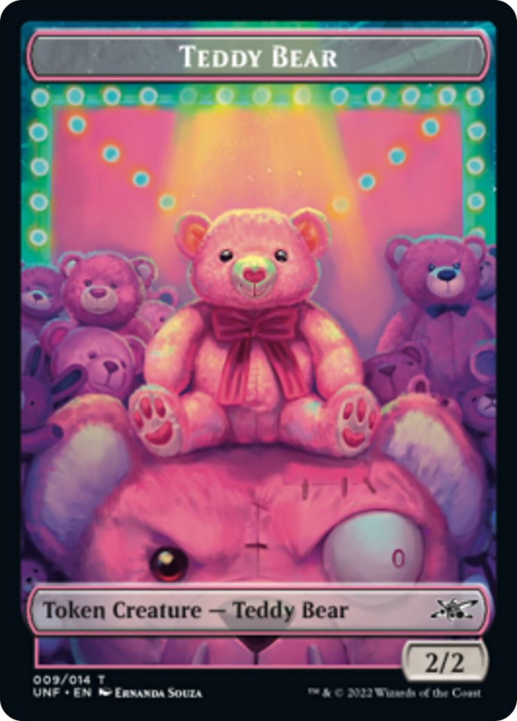 Teddy Bear // Storm Crow Double-sided Token [Unfinity Tokens] | Gauntlet Hobbies - Angola