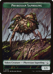 Monk // Phyrexian Saproling Double-Sided Token [March of the Machine Tokens] | Gauntlet Hobbies - Angola