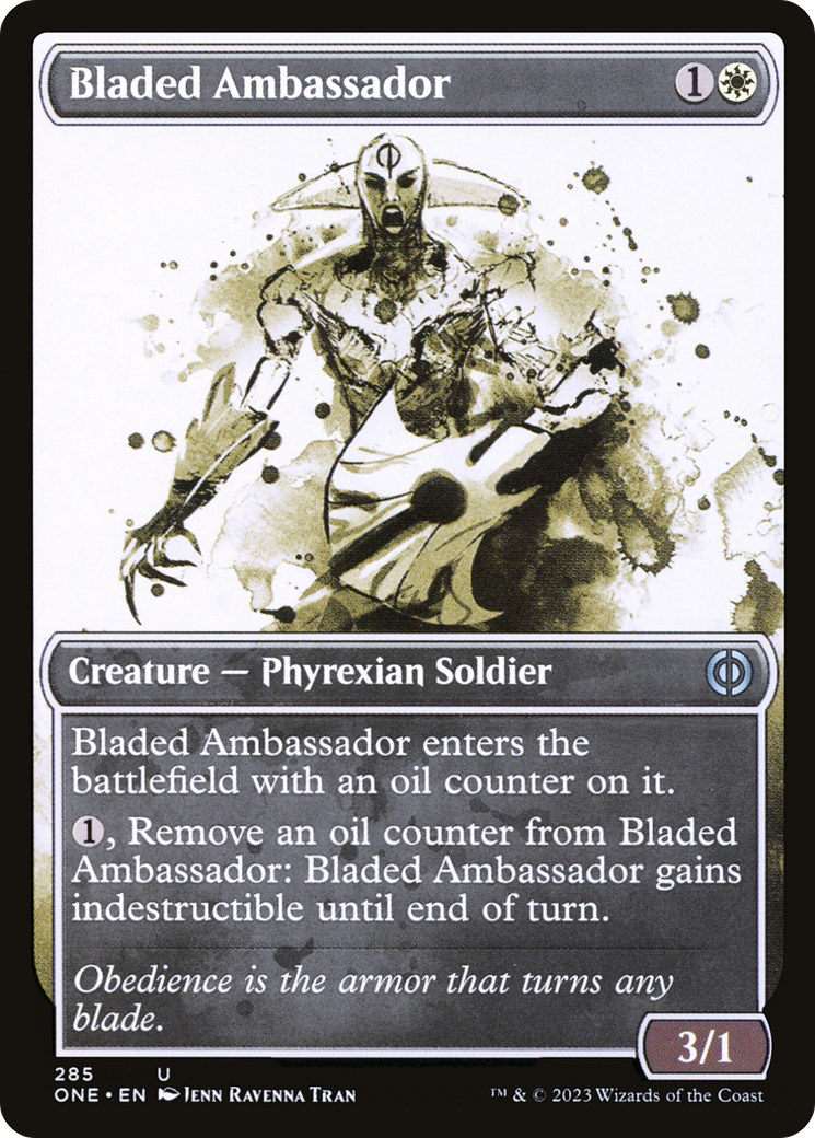 Bladed Ambassador (Showcase Ichor) [Phyrexia: All Will Be One] | Gauntlet Hobbies - Angola