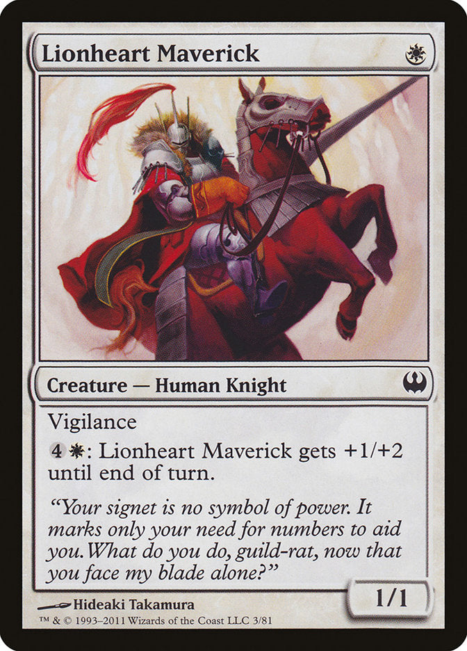 Lionheart Maverick [Duel Decks: Knights vs. Dragons] | Gauntlet Hobbies - Angola