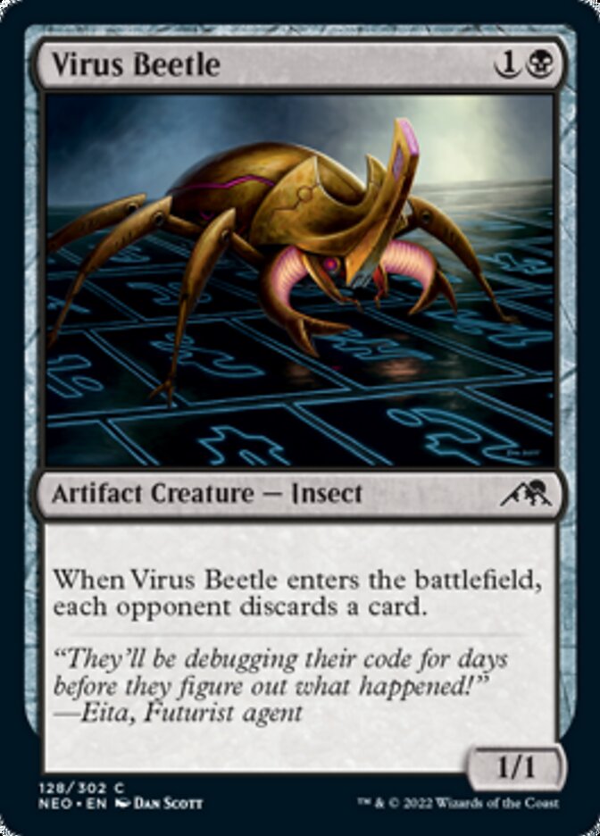 Virus Beetle [Kamigawa: Neon Dynasty] | Gauntlet Hobbies - Angola