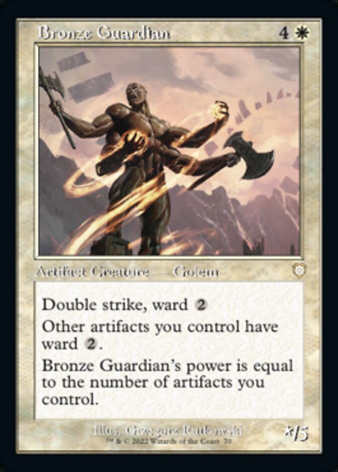 Bronze Guardian (Retro) [The Brothers' War Commander] | Gauntlet Hobbies - Angola