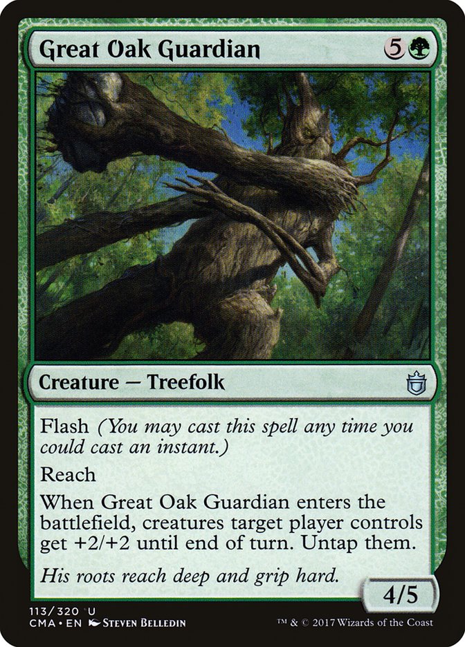 Great Oak Guardian [Commander Anthology] | Gauntlet Hobbies - Angola