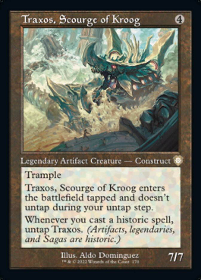 Traxos, Scourge of Kroog (Retro) [The Brothers' War Commander] | Gauntlet Hobbies - Angola
