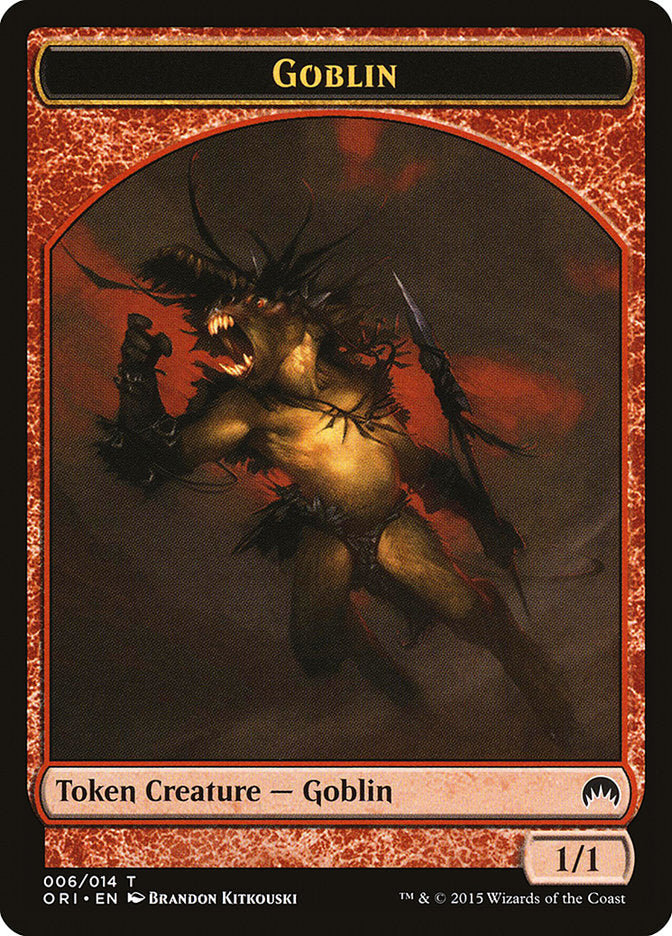 Goblin Token [Magic Origins Tokens] | Gauntlet Hobbies - Angola