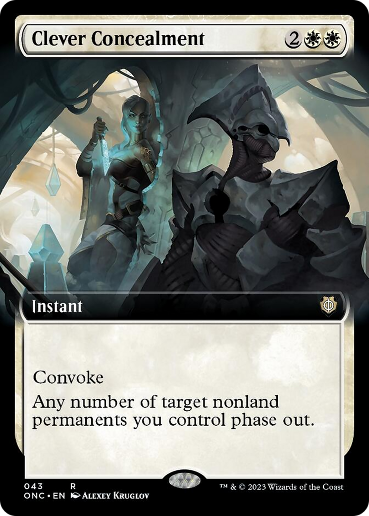 Clever Concealment (Extended Art) [Phyrexia: All Will Be One Commander] | Gauntlet Hobbies - Angola