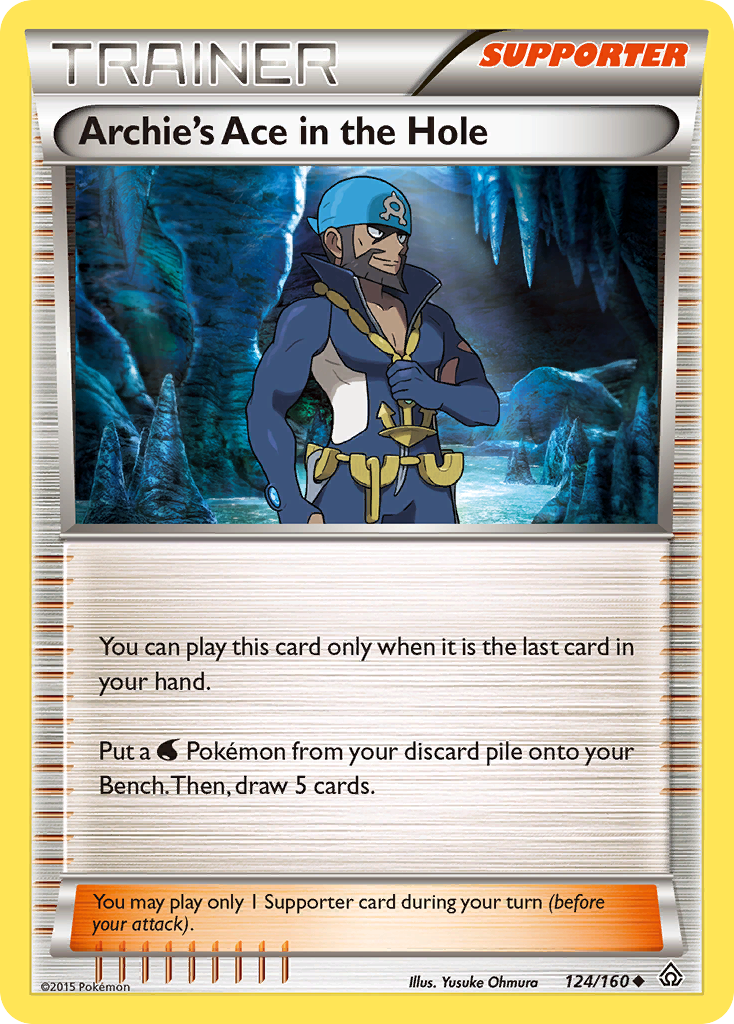 Archie's Ace in the Hole (124/160) [XY: Primal Clash] | Gauntlet Hobbies - Angola