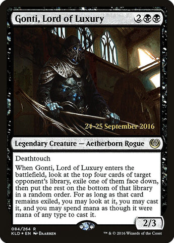 Gonti, Lord of Luxury [Kaladesh Prerelease Promos]