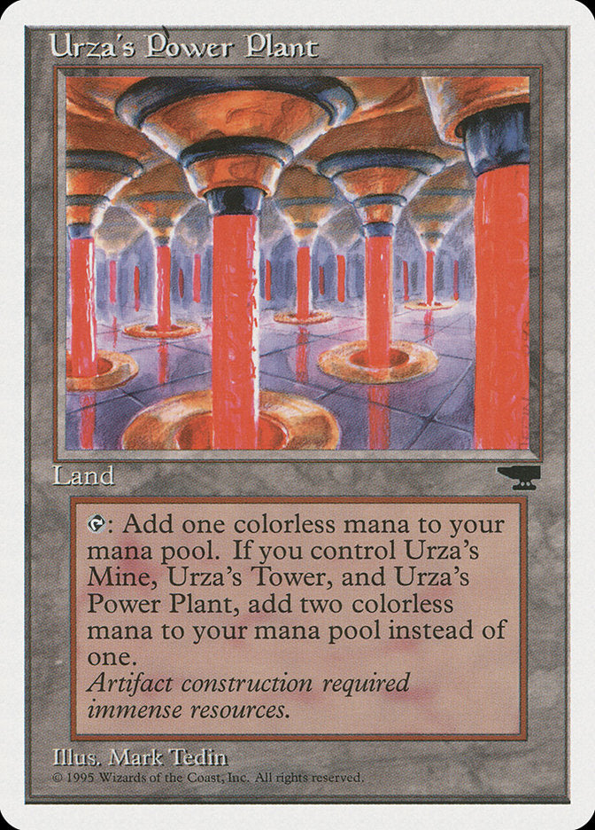 Urza's Power Plant (Red Columns) [Chronicles] | Gauntlet Hobbies - Angola