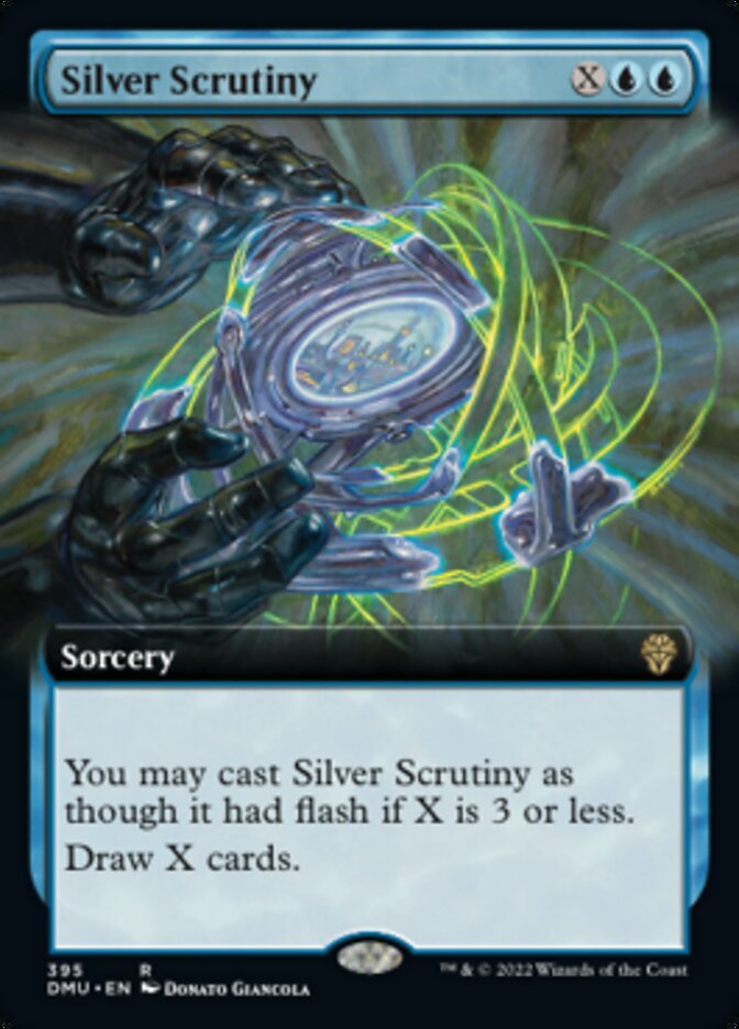 Silver Scrutiny (Extended Art) [Dominaria United] | Gauntlet Hobbies - Angola