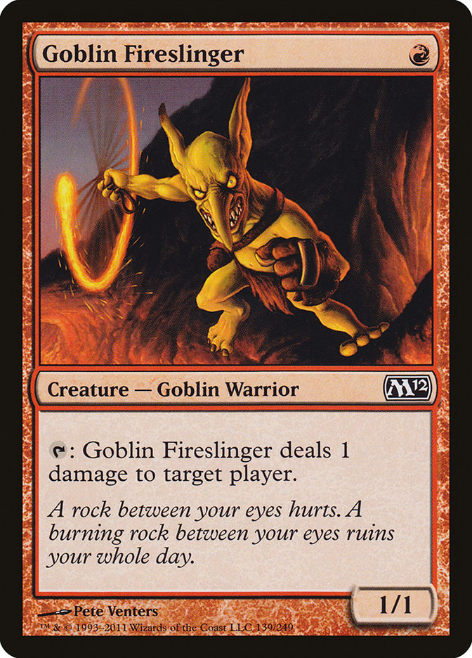 Goblin Fireslinger [Magic 2012] | Gauntlet Hobbies - Angola