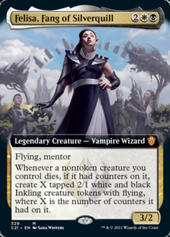 Felisa, Fang of Silverquill (Extended) [Commander 2021]