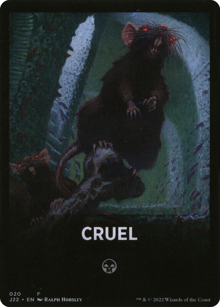 Cruel Theme Card [Jumpstart 2022 Front Cards] | Gauntlet Hobbies - Angola