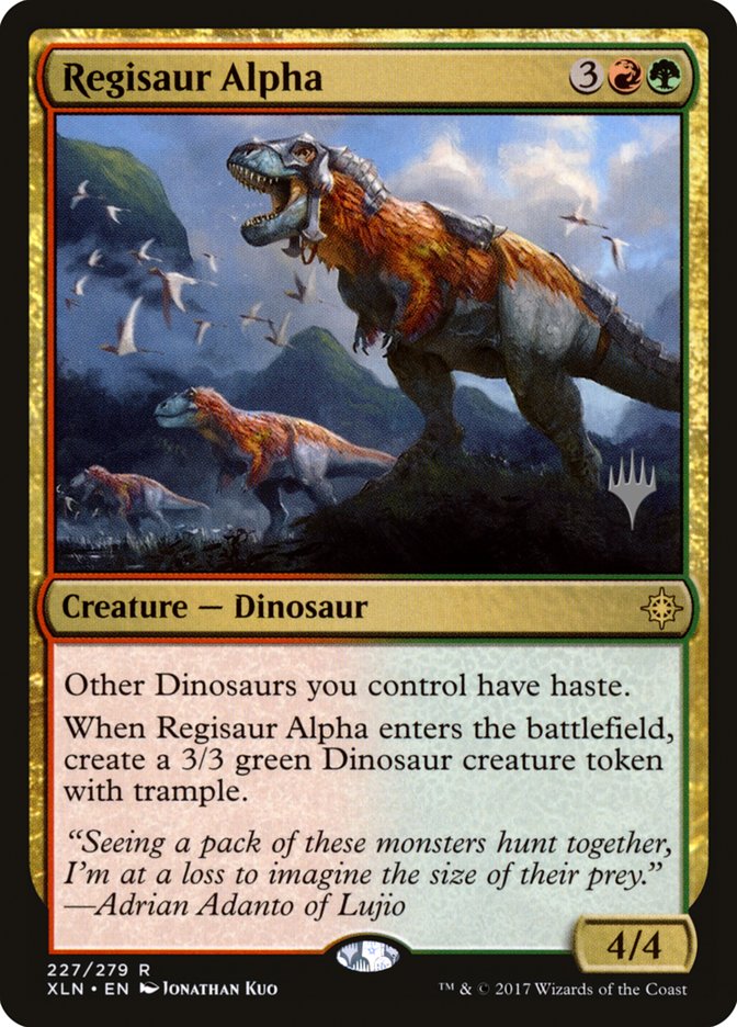 Regisaur Alpha (Promo Pack) [Ixalan Promos] | Gauntlet Hobbies - Angola