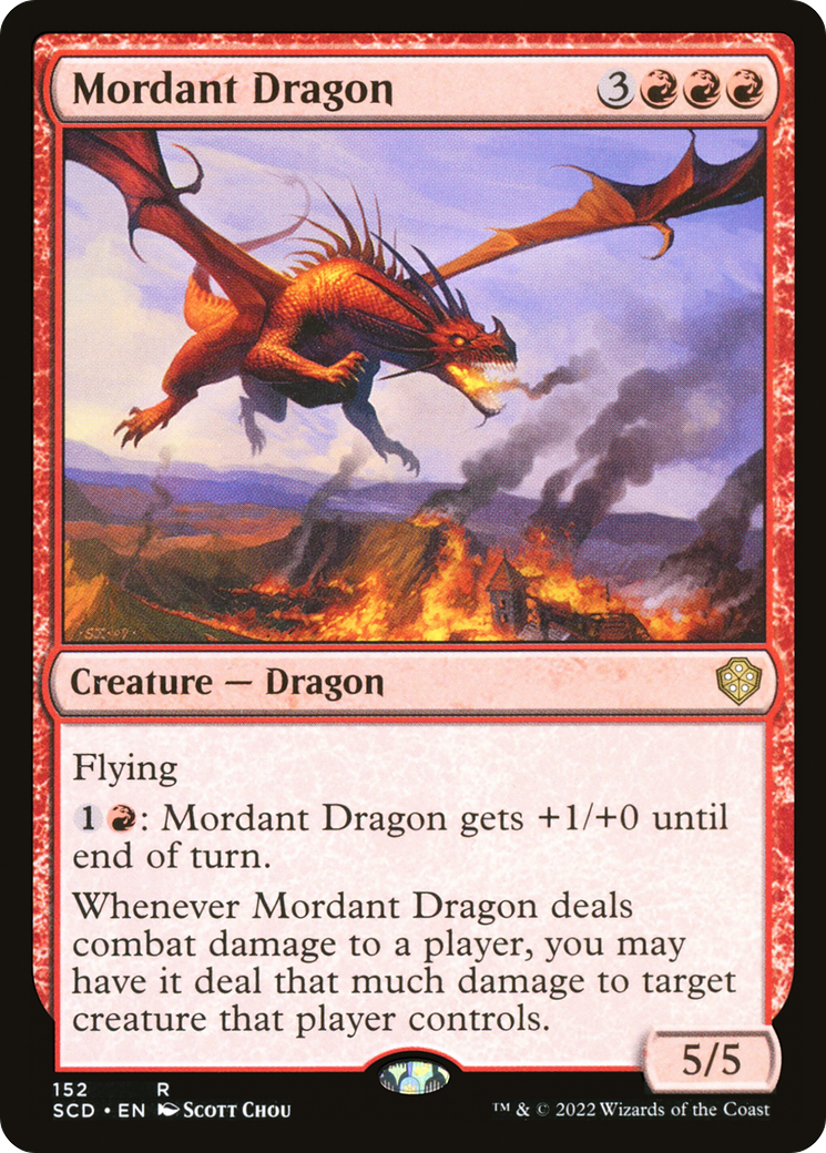 Mordant Dragon [Starter Commander Decks] | Gauntlet Hobbies - Angola