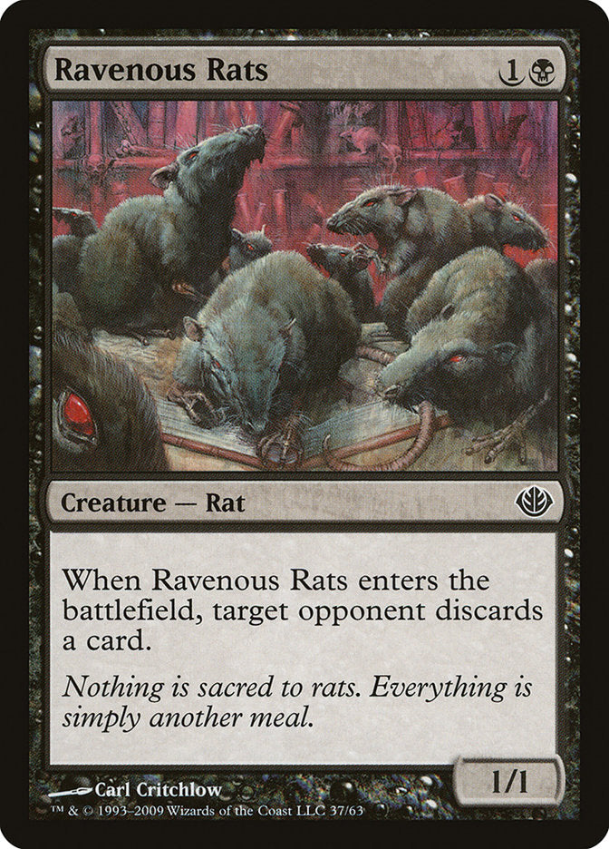 Ravenous Rats [Duel Decks: Garruk vs. Liliana] | Gauntlet Hobbies - Angola