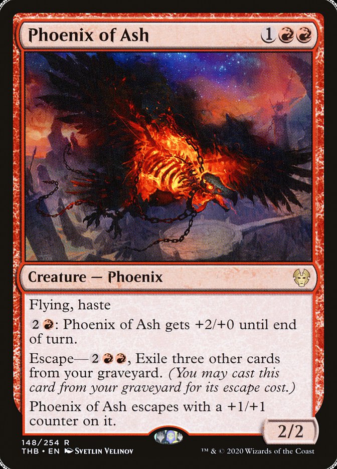 Phoenix of Ash [Theros Beyond Death] | Gauntlet Hobbies - Angola