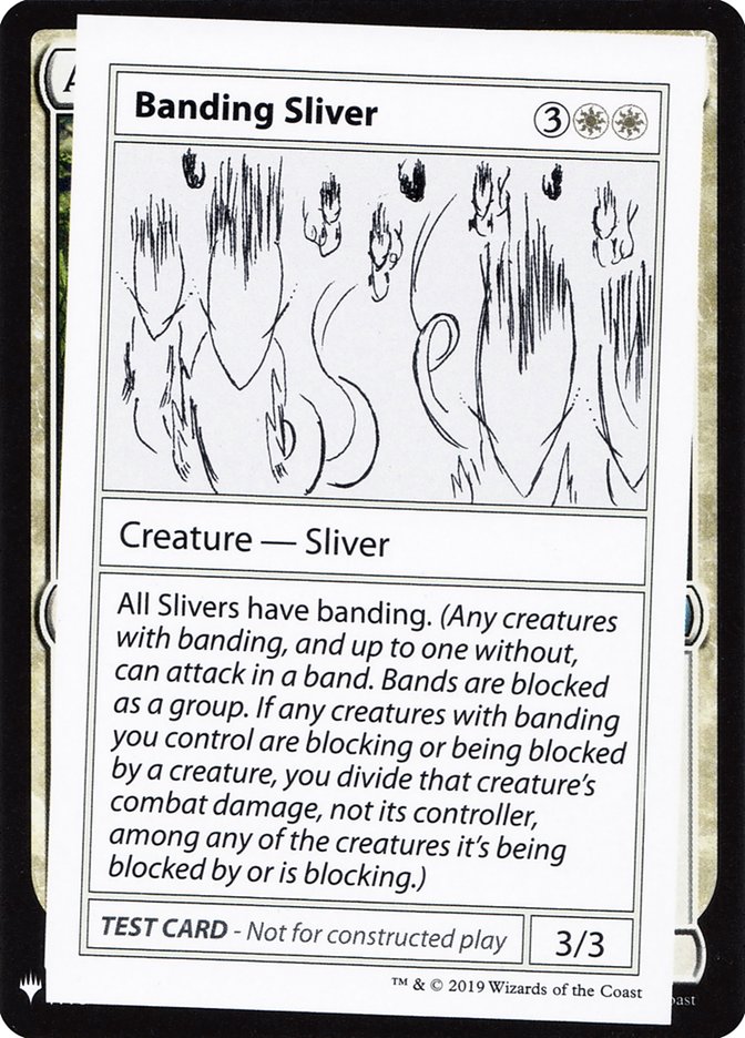 Banding Sliver [Mystery Booster Playtest Cards] | Gauntlet Hobbies - Angola