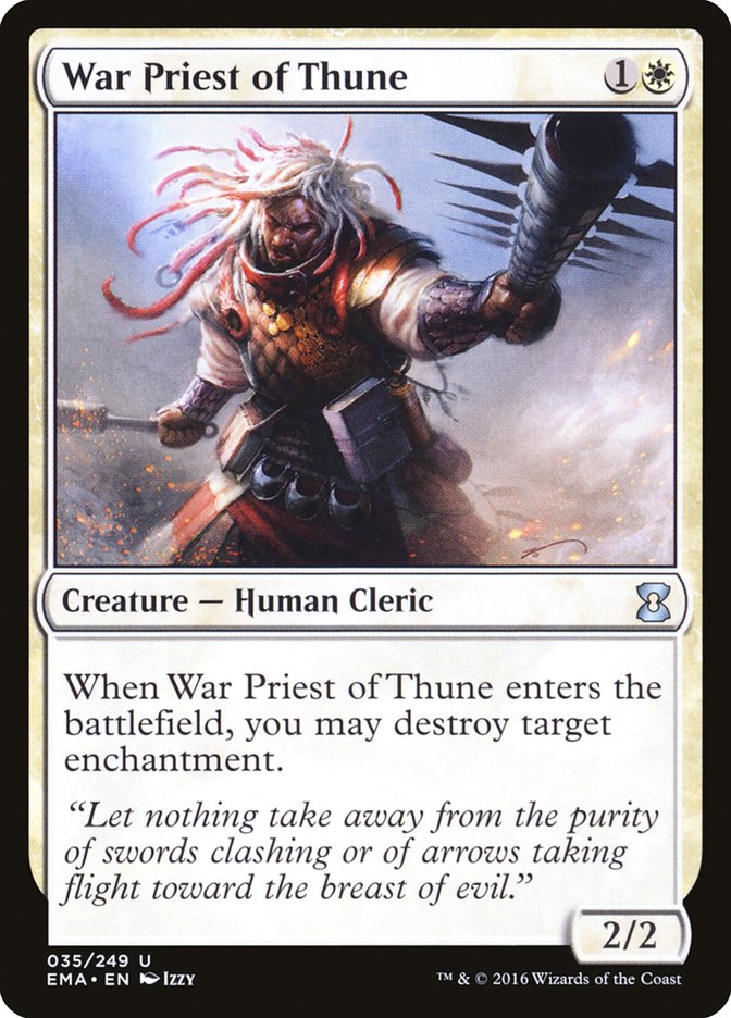 War Priest of Thune [Eternal Masters] | Gauntlet Hobbies - Angola