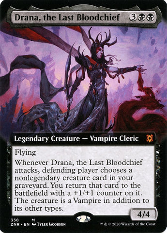 Drana, the Last Bloodchief (Extended) [Zendikar Rising]